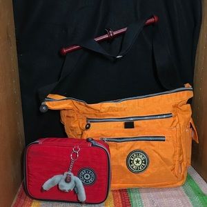 Kipling satchel with pencil box